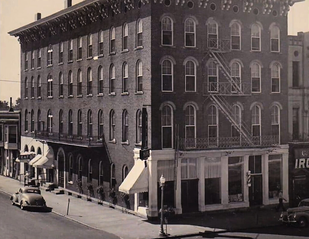 old photo of Downtown Greensburg, Indiana